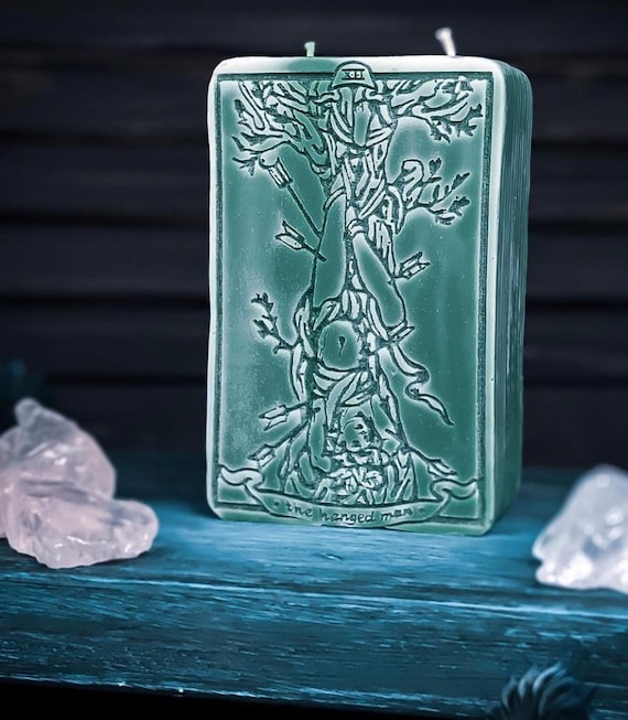 Tarot Scented Candles / The Hand-man / Tarot Card Art