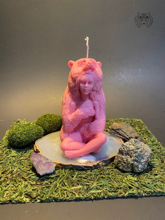 Artio Deity / Bear Goddess / Scented Candle / Celtic Goddess