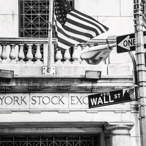 Wall Street Photography, NYC Photo, "Exchange Entrance"