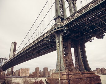 New York City Photography, NYC Photo, "Manhattan Bridge 2"