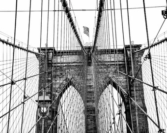 New York City Photography, NYC Photo, "Brooklyn Bridge"