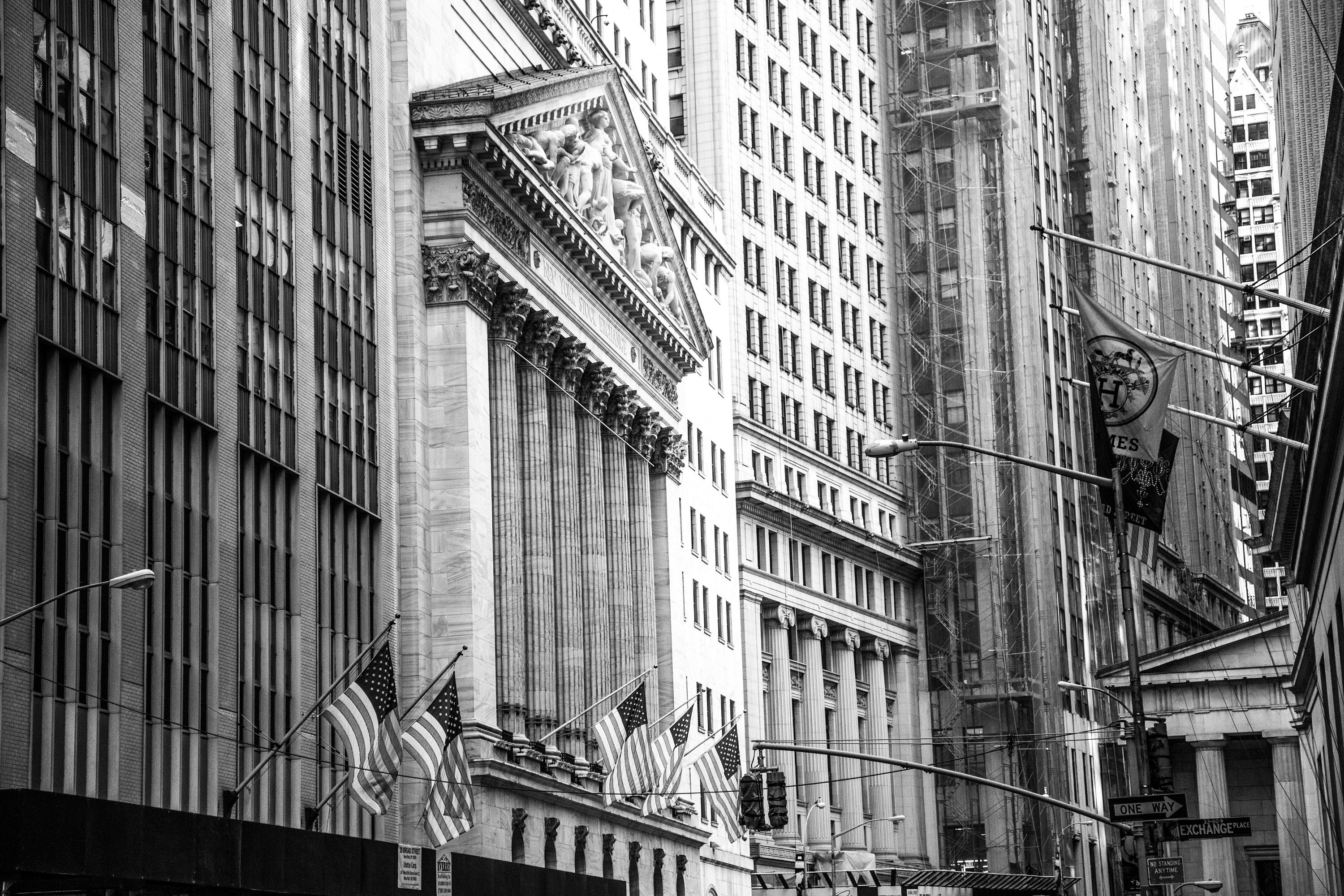 Wall Street Photography, NYC Photo, the Exchange 2 - Etsy