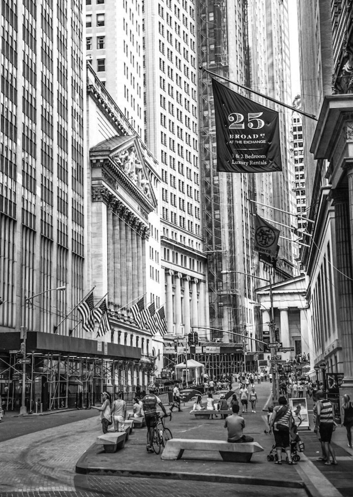 Wall Street Photography, NYC Photo, broad Street Etsy