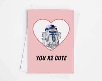 Birthday Cards A5 /& A6 size inspired by R2D2.