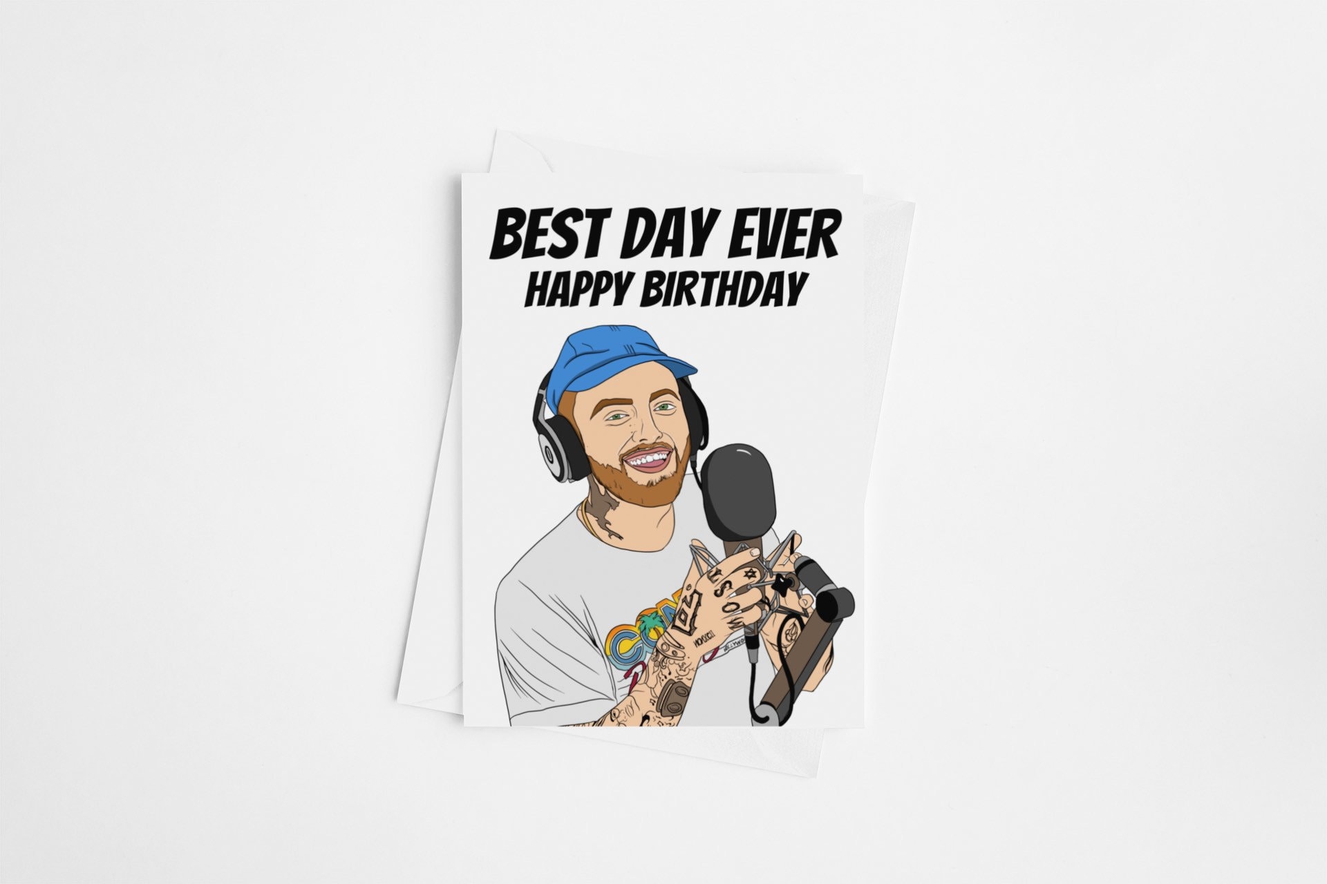 Birthday Card Rapper Cards Hip Hop Happy Birthday - Etsy