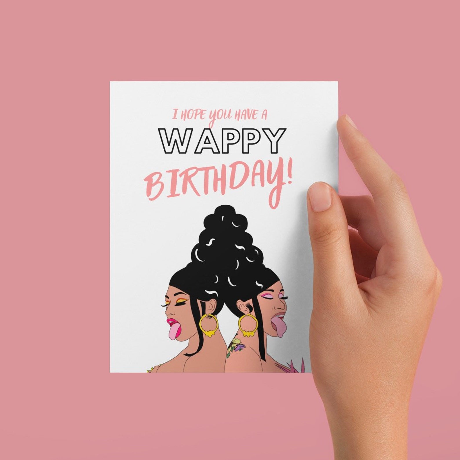 Hip-hop happy Birthday Card Birthday Card for Her | Etsy