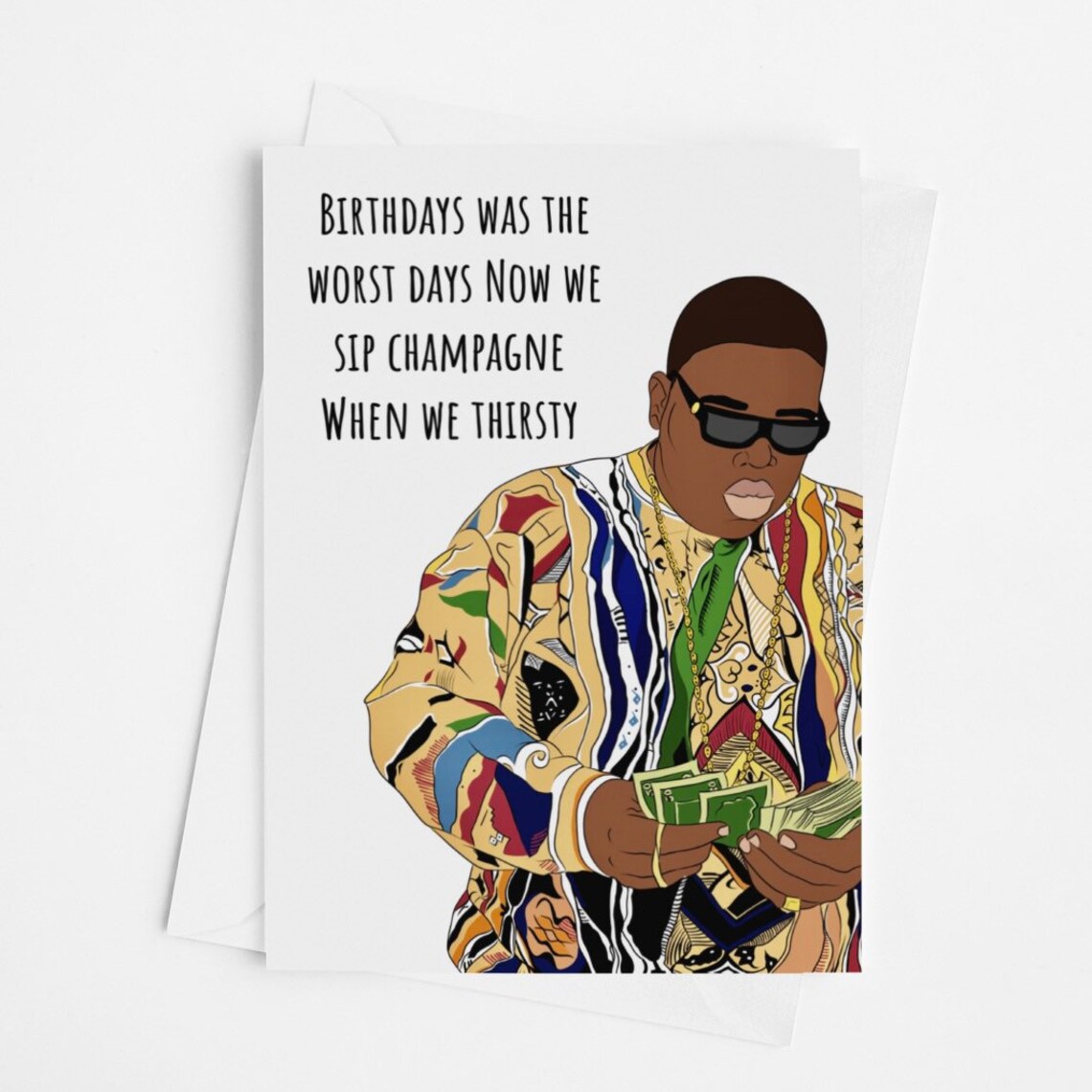 Hip Hop Inspired Birthday Birthday Card for Boyfriend Husband - Etsy