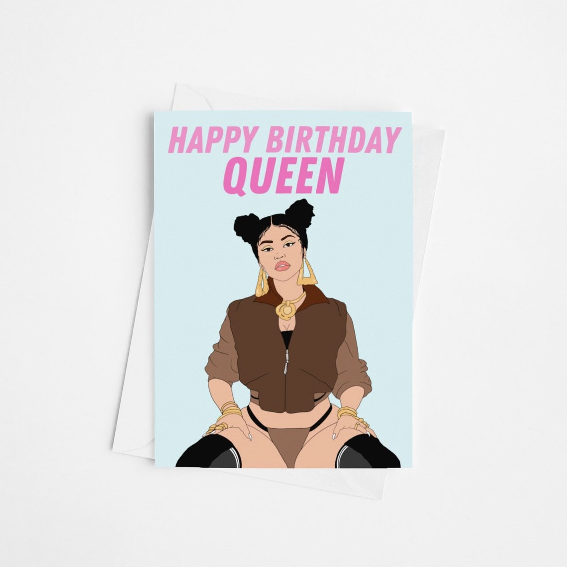 Hip Hop Birthday Card Card for Her Card Rapper Greeting - Etsy