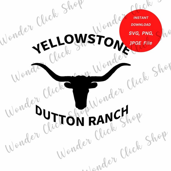 Yellowstone Buffalo Design Dutton Ranch Svg Brand Dutton Etsy