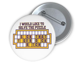 LSU Sorority Game Day Button, Geaux LSU Tigers Game Day Button, STTDB Football College Tailgate Accessories, Tiger Stadium Sports