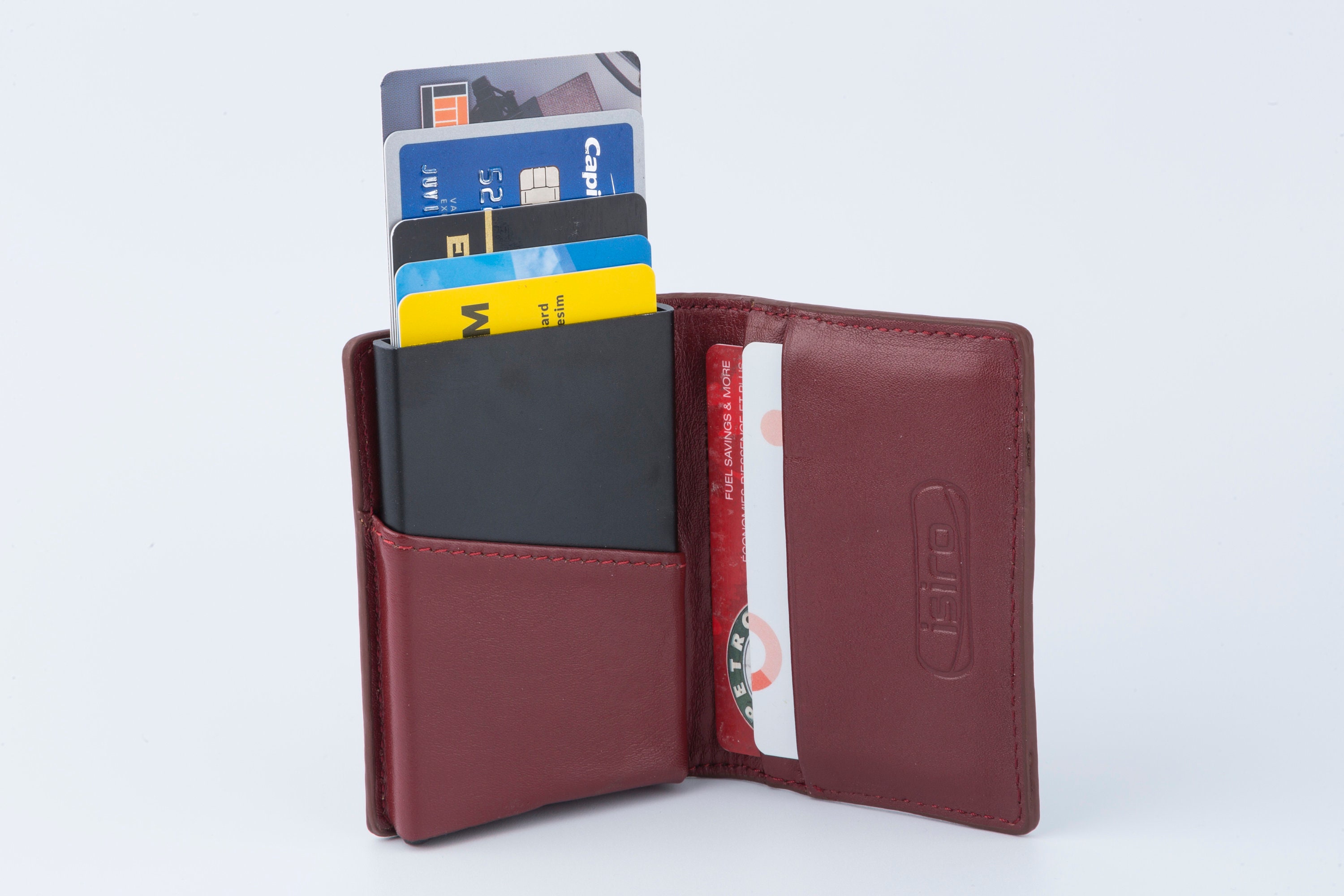 PERSONALIZED WALLET, CROC Leather Card Wallet, Men's Leather