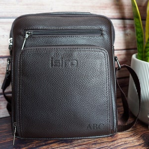 Sac messager personnalisé pour homme, sac bandoulière de voyage, sac de tous les jours, sac cartable, sac polyvalent, cadeau d'anniversaire pour lui