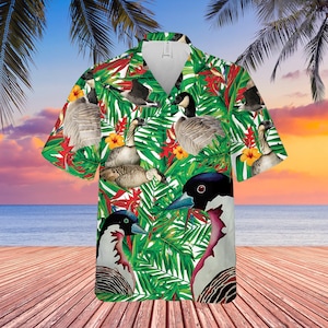 Nene Bird Hawaiian Shirt, Bird Lover Shirt, Hawaii Shirt, Casual Shirt, Short Sleeves Shirt, Beach Shirt, Summer Trip