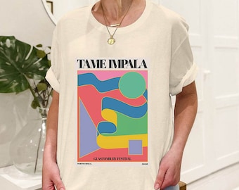 Tame Impala Shirt, Tame Impala Poster T-shirt, Rock & Roll T-shirt, Band Shirt, Classic Rock T-shirt, Music Lover Gift