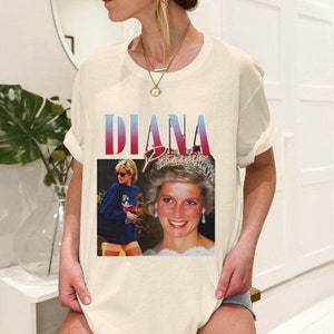Princess Diana Retro 90s T-shirt, Princess Diana Inspired Shirt, Princess Diana T-shirt, Vintage 80s 70s 90s shirt, Princess Diana Fashion