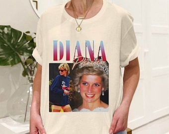 ヴィンテージ 90 年代 ダイアナ プリンセス オブ ザ ワールド T シャツ