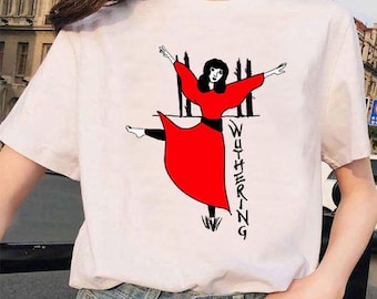Kate Bush Wuthering Heights T-shirt, Andrea Arnold, Laurence Olivier, Heath Cliff, Catherine, Bokinspirerad gåva