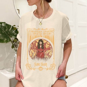 Wuthering Heights T-shirt, Book Lover Kate Bush Dance Shirt, Emily Bronte Novel Shirt, Vintage Bookish shirt