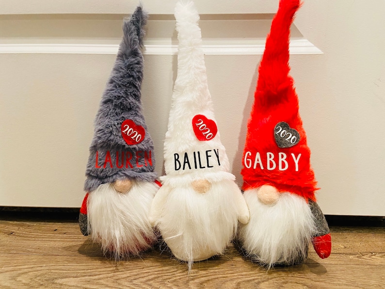 Personalized gnomes plush gnome with family names christmas  etsy Personalized gnomes plush gnome with family names christmas  etsy