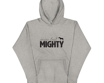 Mini But Mighty Horse Hoodie | Miniatuur Paarden sweatshirt| Mini Horse Hooded Sweat | Pony Shirt | Cadeau voor paardenliefhebber