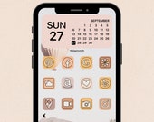 Calm Desert Doodle iOS 14 App Icons | iOS14 Widget Photos | Widgetsmith Shortcuts | iOS Widget Covers | iOS 14 Icon Pack