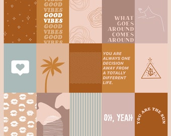 Good Vibes Collage Kit (40 Handmade Images!)