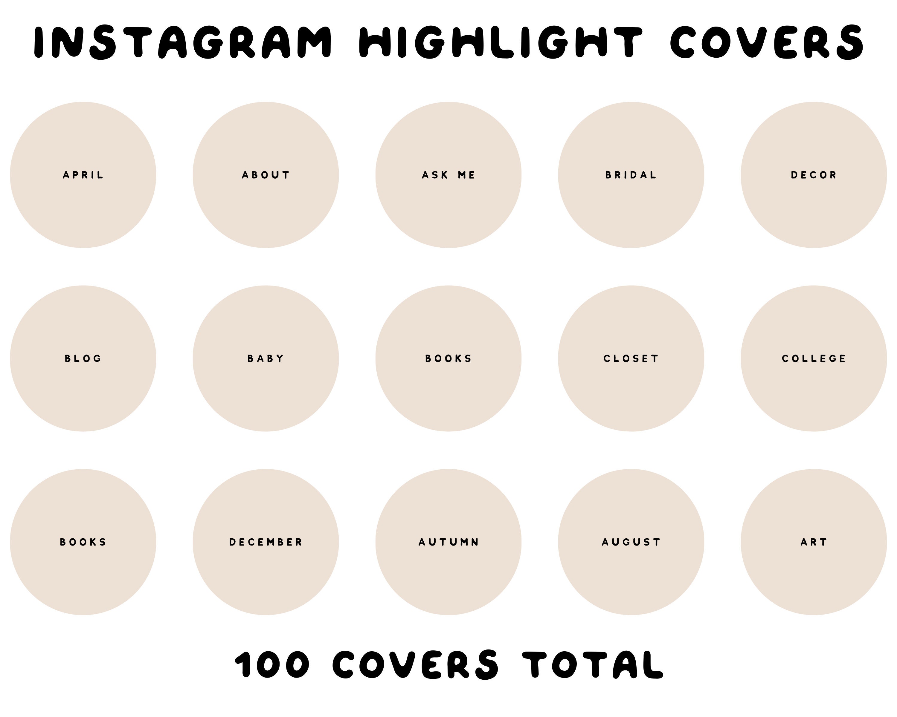 100 Beige Instagram Highlight Covers Ig Story Icons Insta Etsy Singapore