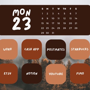 900+ iOS 14 Aesthetic App Icons | Fall + Autumn Pack | Handwritten Style