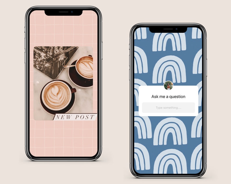 10 Instagram Story Backgrounds Instagram Templates Blank Etsy