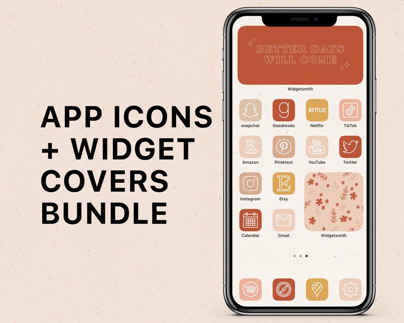 56 iOS App Icons iOS14 Widget Photos Widgetsmith Shortcuts | Etsy