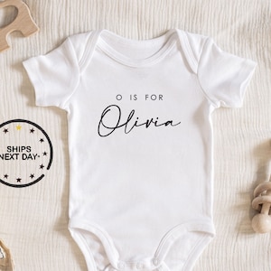Body personalizado para bebé niño Body personalizado para bebé niña Ropa unisex Idea de regalo para baby shower con anuncio de embarazo Body 187