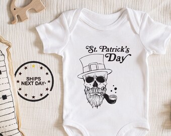 St. Patrick's Day romper babyjongen meisje uniseks kleding nieuwe zwangerschap aankondiging kraamcadeau idee romper 193