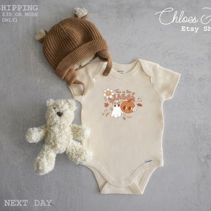 Dies ist die Saison Bodysuit Retro Halloween Kinder Shirt und Bodysuit Niedlicher Herbst Natürlich Kleinkind Tee 257