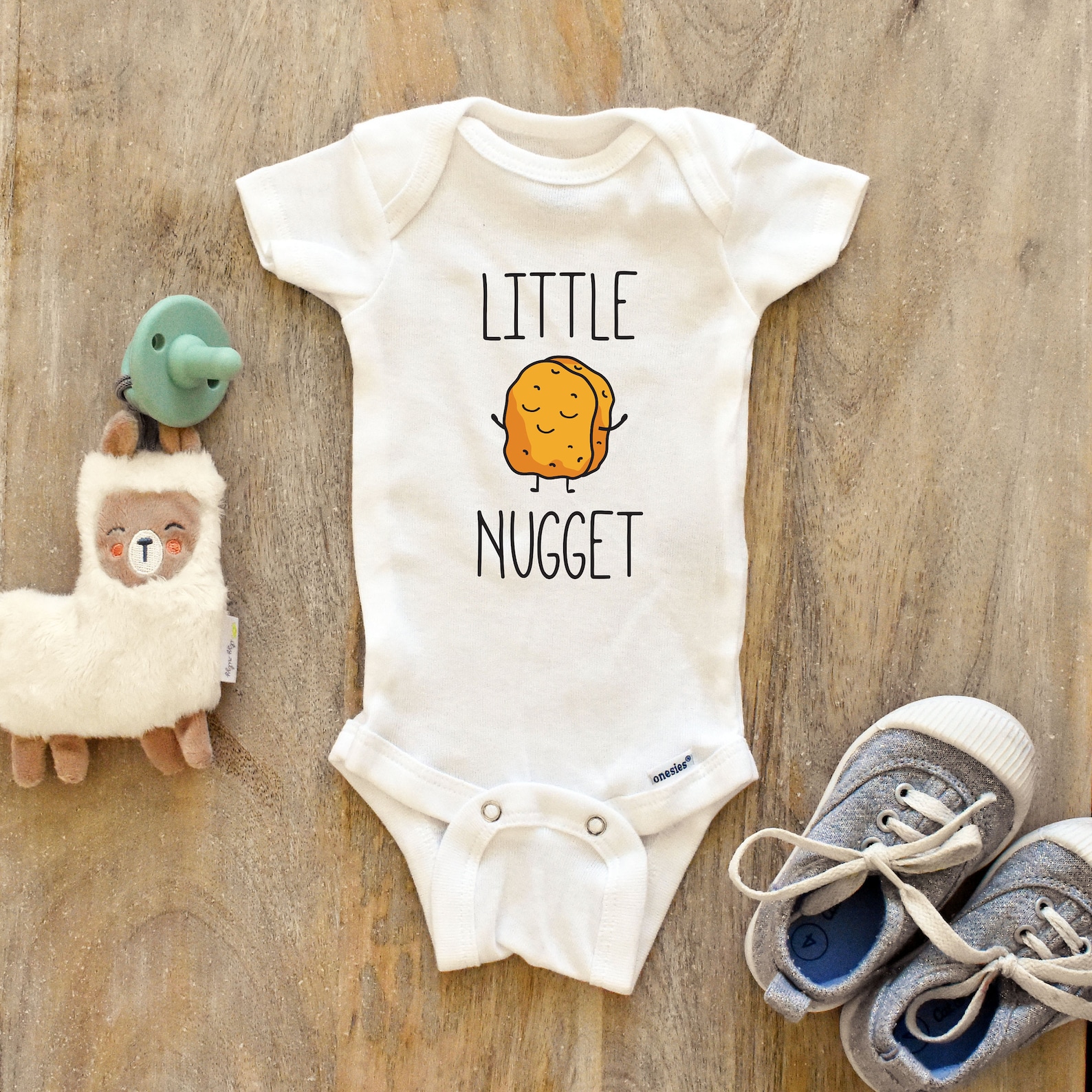 chicken nugget onesie for baby