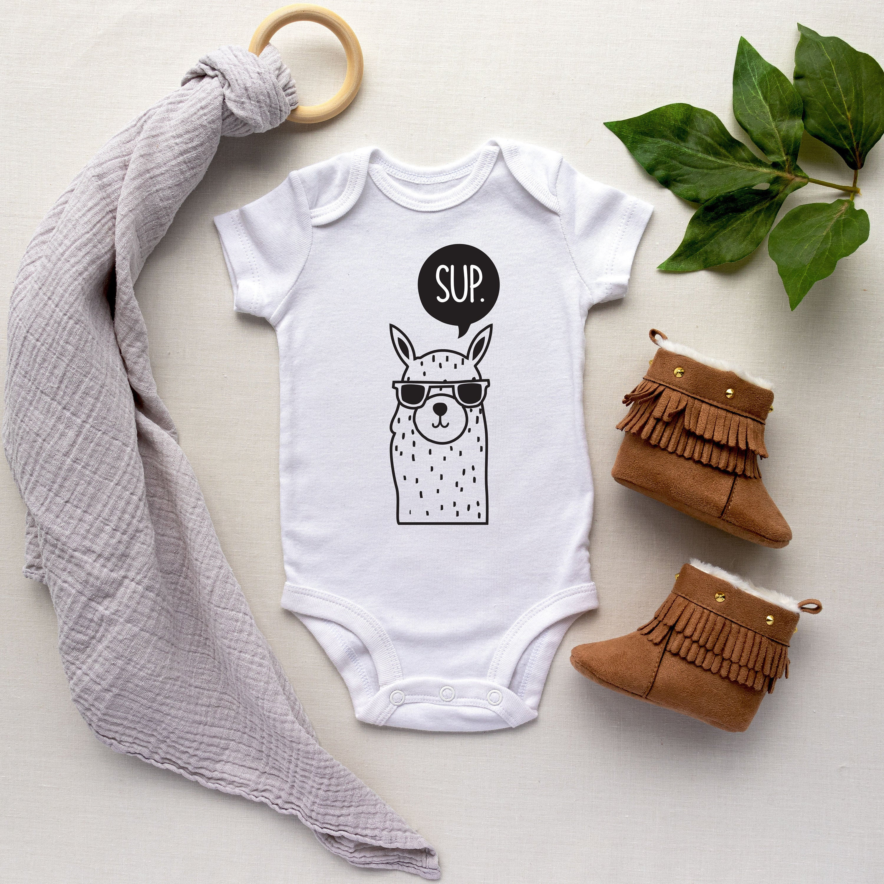 Llama onesie baby hot sale