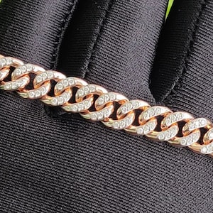 Diamond Cuban Bracelet (18K Gold)