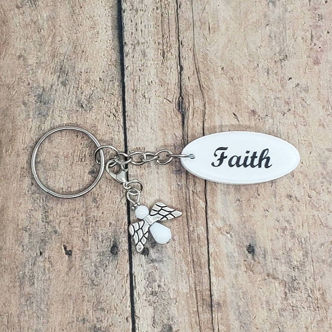Faith keychain Etsy