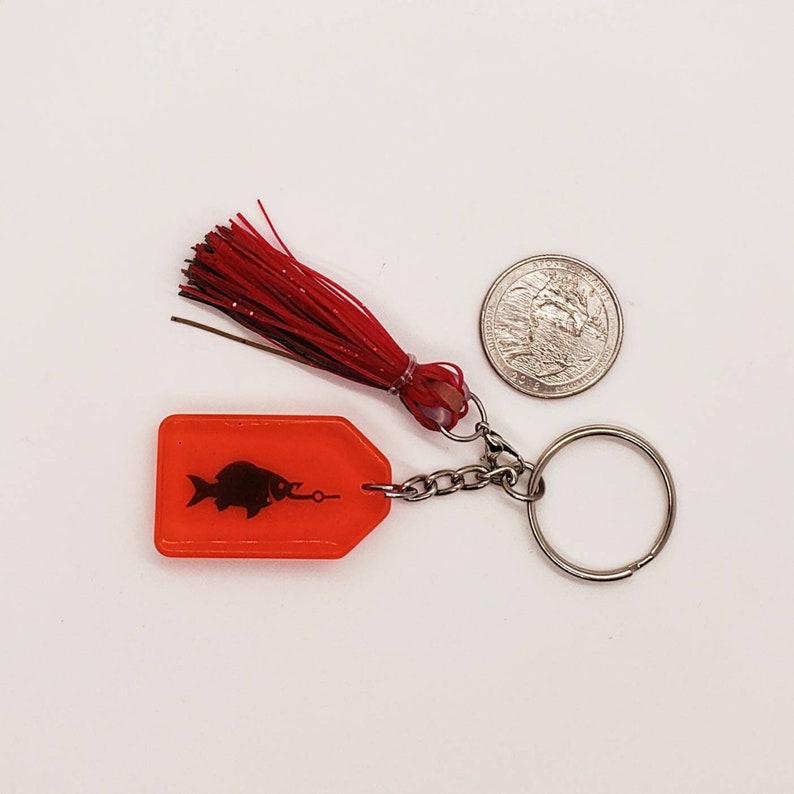 Fishing Keychain Etsy