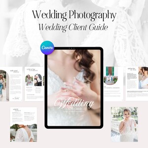 Wedding Photography Client Guide Template | Canva Wedding Guide | Wedding Photography Canva Guide | Wedding Photography