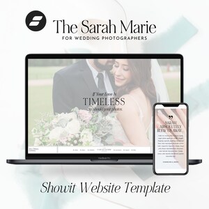 Showit Photographer Website Template | Photographer Website | Showit Template | Wedding Photographer | Showit Photographer Template