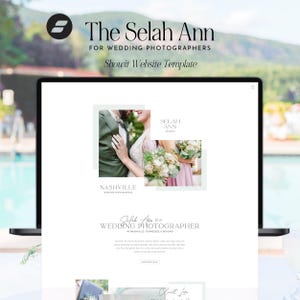 Showit Website Template for Photographers | Photographer Website Template | Showit Template | Wedding Photographer Website Template
