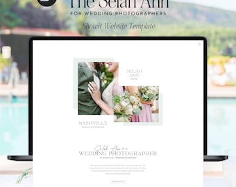 Modello di sito Web Showit per fotografi / Modello di sito Web per fotografo / Modello di sito Web Showit / Modello di sito Web per fotografo di matrimoni