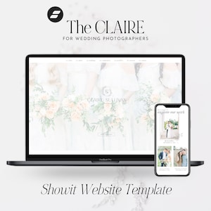 Showit Website Template for Photographer | Photographer Website | Showit Template | Wedding Photographer | Photographer Template