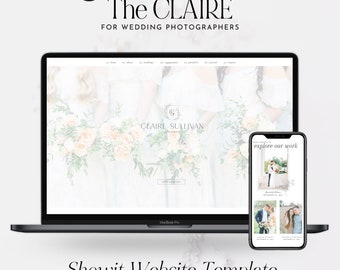 Modello di sito Web Showit per fotografo/Sito Web di fotografo/Modello Showit/Fotografo di matrimoni/Modello di fotografo