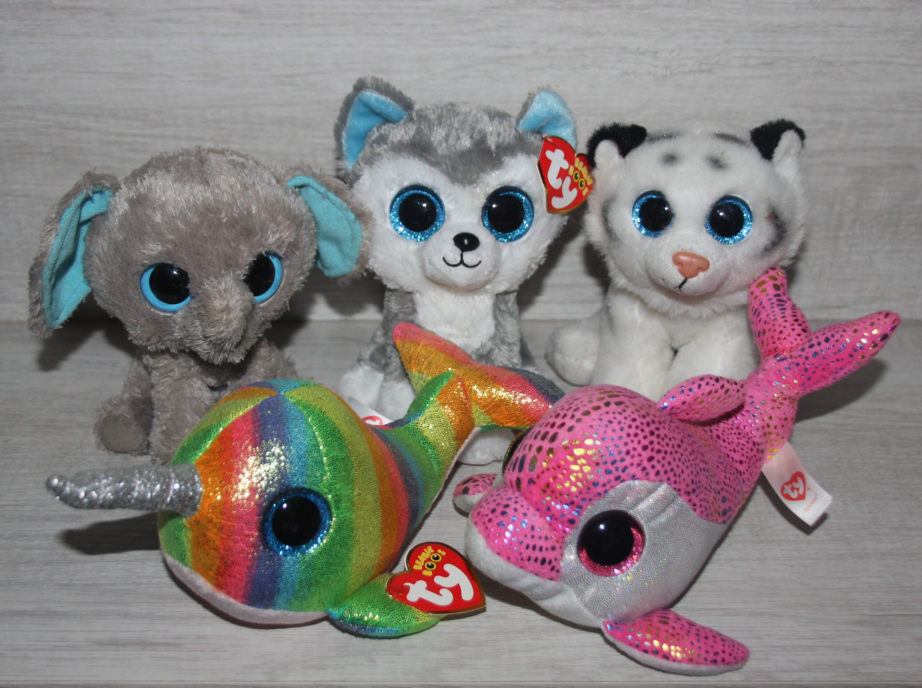 original peanut the elephant beanie boo