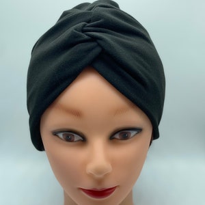 Black Chemo headwear specifically made for cancer patient, soft chemotherapy cap, womens chemo cap, womens beanie, alopecia hat