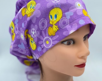 Gorro quirúrgico con botones de Piolín, gorro quirúrgico europeo para enfermera, cubrecabello para mujer, gorro quirúrgico con cola de caballo para enfermera, gorro quirúrgico para higiene dental