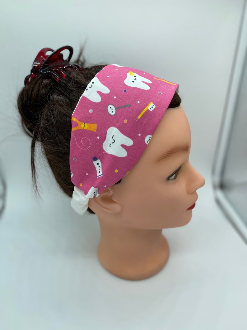 Dental themed headband happy teeth headband dental assistant Etsy