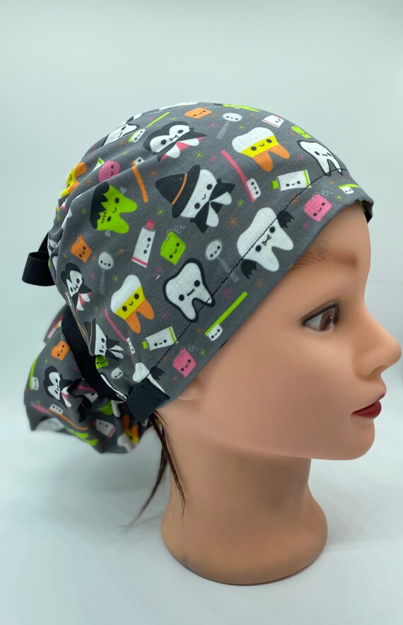 Holiday scrub caps CookiesThreads