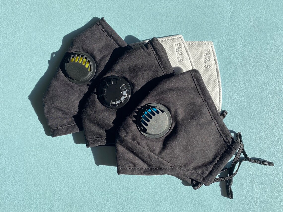 Face Mask With Filter Reusable Washable Cotton Mask With - Etsy